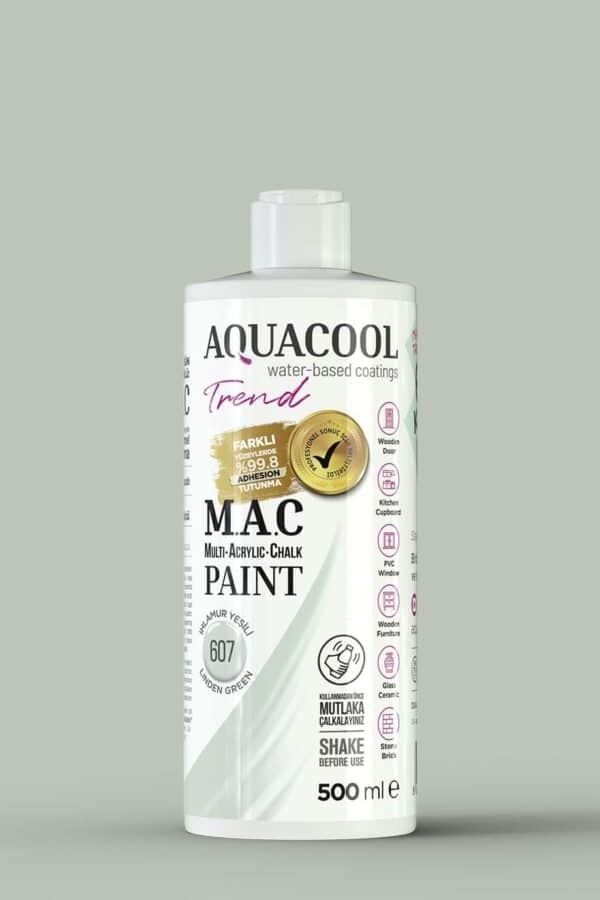 Aquacool Trend MAC Boya  - 500ml - 607 Ihlamur Yeşili