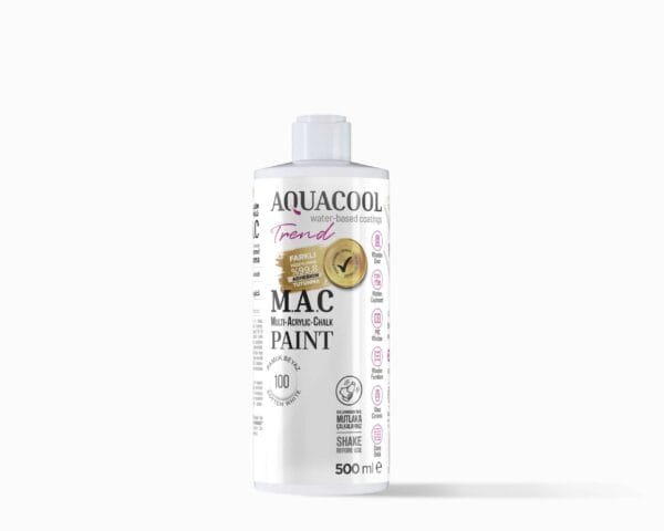 Aquacool Trend MAC Boya 100 pamuk beyaz 500ml
